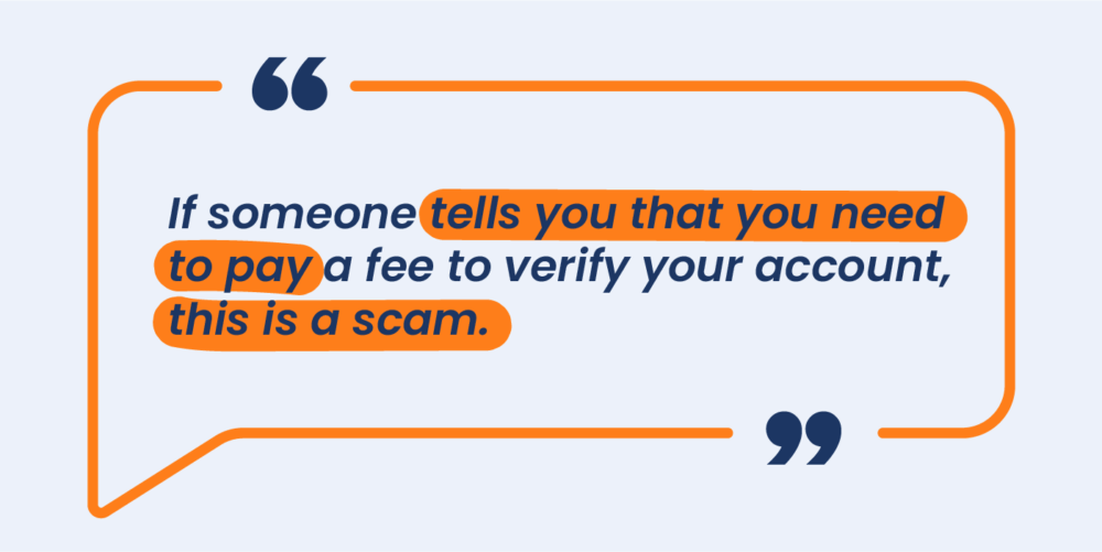 You never need to pay to verify a Google Business Profile account
