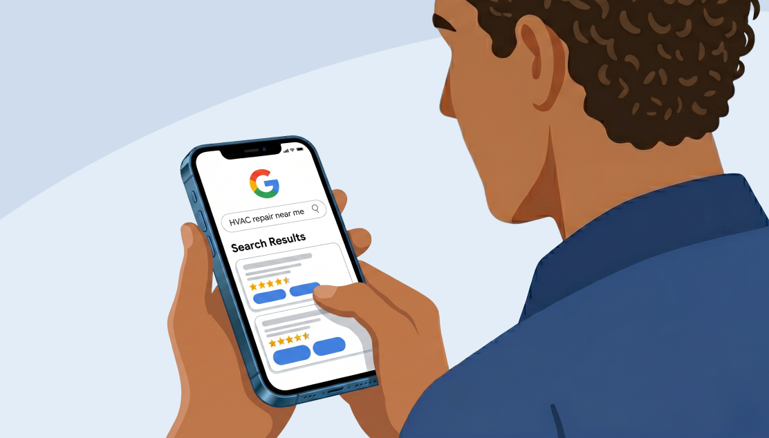 Person Using Google Agentic AI Search