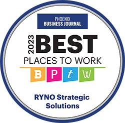 Business Journal RYNO 2023 Top Best Places to Work in Phoenix Award